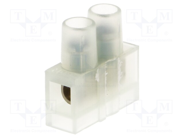 Terminal block; screw terminal; ways: 1; for cable; 2.5mm2; 250V