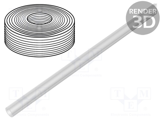Pneumatic tubing; TPE-U; natural; Application: compressed air