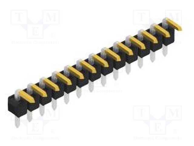 Connector: pin strips; pin header; male; PIN: 13; 2.54mm; THT; 1x13