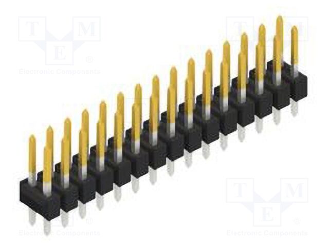 Connector: pin strips; pin header; male; PIN: 30; 2.54mm; THT; 2x15