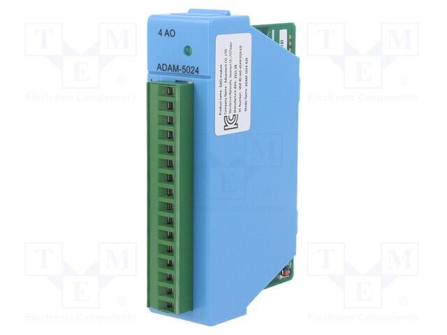 Analog output; Number of ports: 1; RS485; Enclos.mat: ABS; OUT: 4