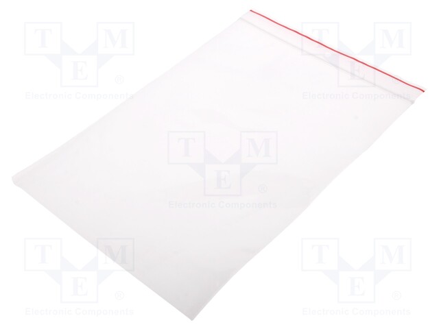 Self-seal bag; L: 220mm; Width: 150mm; Pcs: 100; Thick: 40um