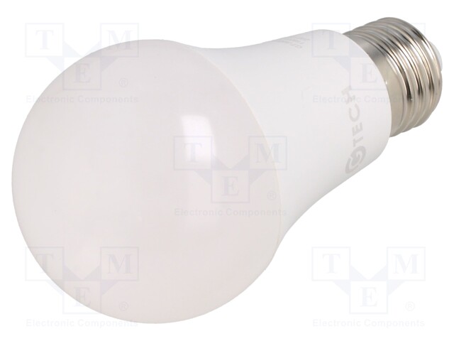 LED lamp; warm white; E27; 230VAC; 12W; 200°; 3000K; 3pcs.