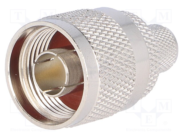Plug; N; male; straight; RG213; 11mm; soldering,crimped