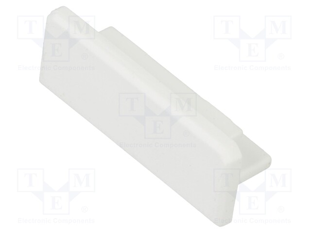 Cap for LED profiles; white; GIZA