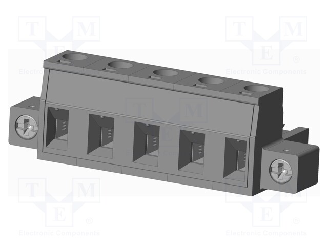 Connector: pluggable terminal block; plug; female; straight; grey