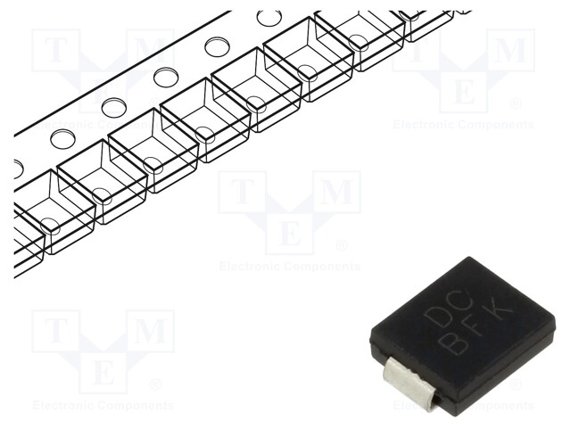 Diode: TVS; 1.5kW; 33.3V; 31A; bidirectional; SMC; reel,tape