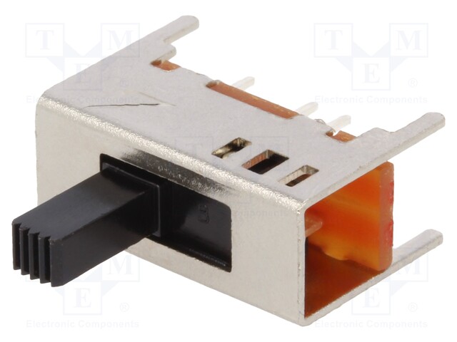 Switch: slide; Pos: 3; 0.2A/30VDC; ON-ON-ON; Mounting: PCB,THT; 20mΩ