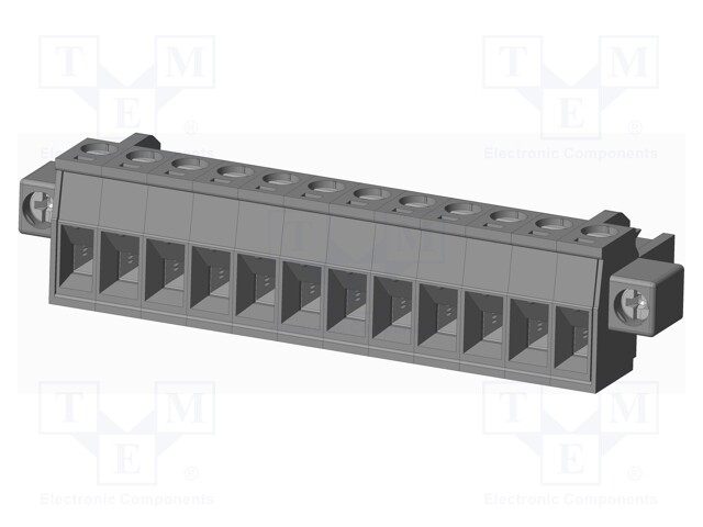 Connector: pluggable terminal block; plug; female; straight; grey