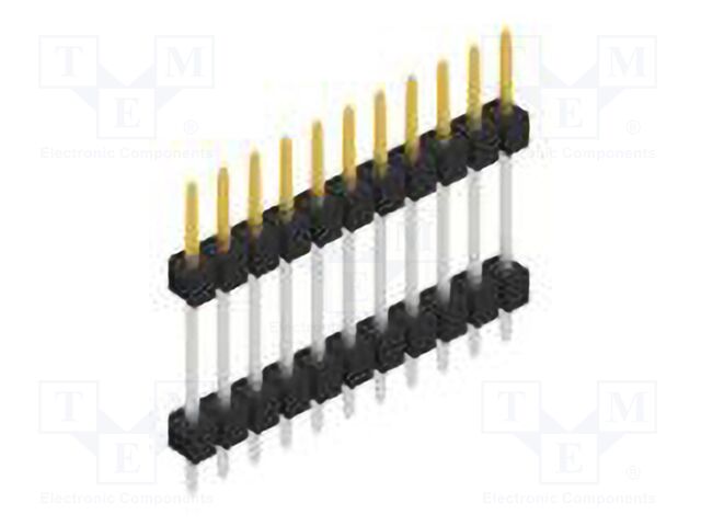 Connector: pin strips; pin header; male; PIN: 11; 2.54mm; THT; 1x11
