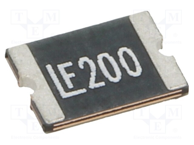 Fuse: PTC polymer; 2A; 8VDC; SMD; 1812L