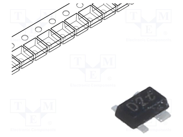 Transistor: NPN; bipolar; RF; 5.5V; 30mA; 200mW; SOT343F
