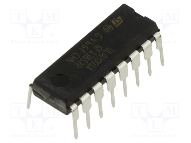 IC: driver; darlington,transistor array; DIP16; 0.5A; 50V; Ch: 7