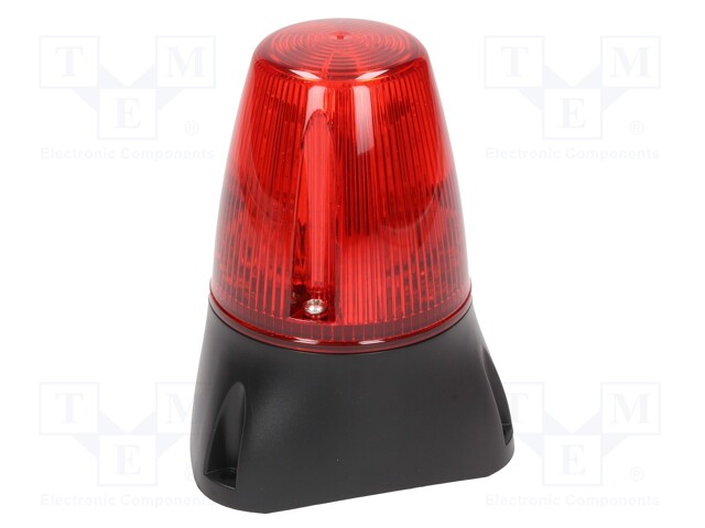 Signaller: lighting; continuous light,blinking light; red; IP65
