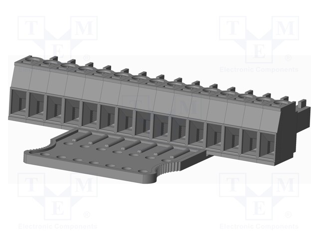 Connector: pluggable terminal block; plug; female; straight; grey
