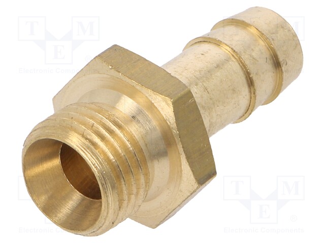 Plug-in nozzle; Mat: brass; V: with bushing; Connection: 9mm