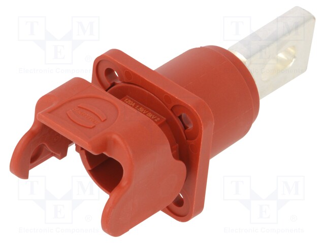 Socket; DC supply; Han® S,Han® S 120; male; PIN: 1; swivel; screw