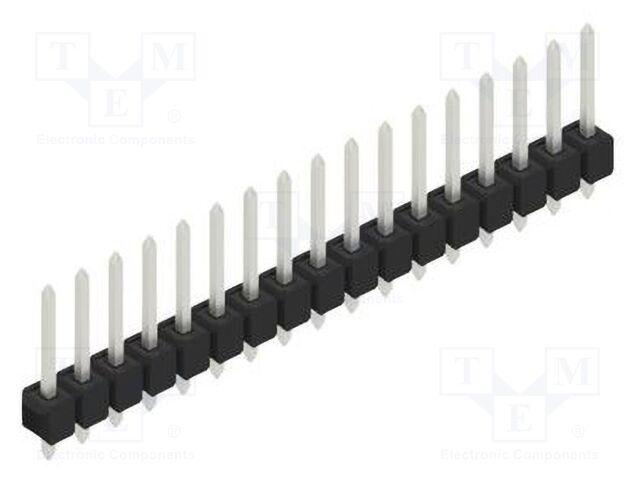 Connector: pin strips; pin header; male; PIN: 17; 2.54mm; THT; 1x17