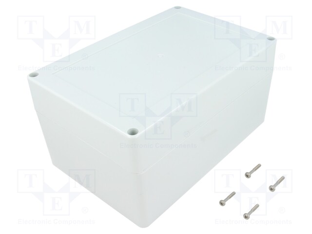 Enclosure: multipurpose; X: 120mm; Y: 180mm; Z: 90mm; ZP; light grey