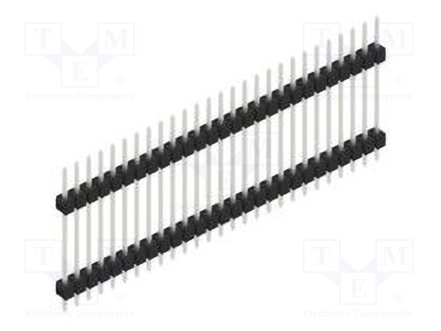 Connector: pin strips; pin header; male; PIN: 27; 2.54mm; THT; 1x27