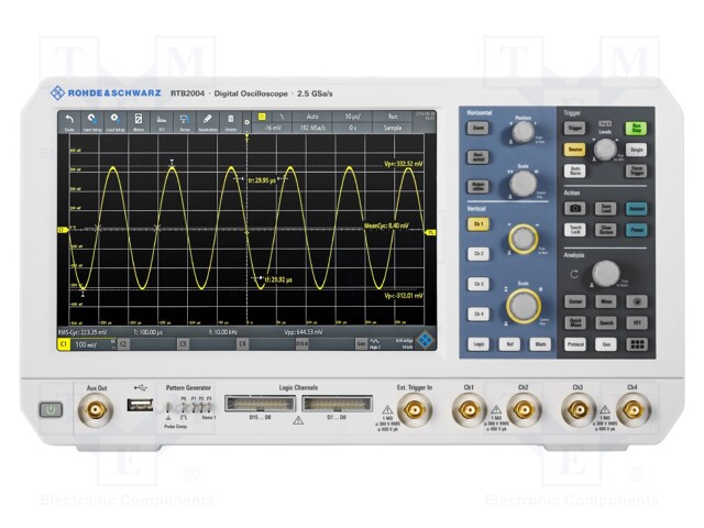 Oscilloscope: digital; Band: ≤300MHz; Channels: 4; 20Mpts