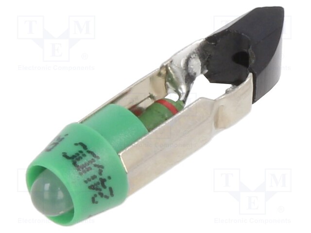 Indicator: LED; T5,5K; green/red; plastic; 24VDC; -20÷60°C; 3mm