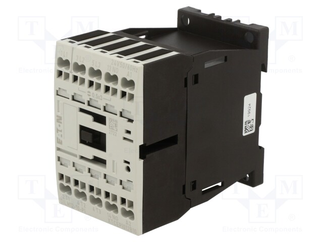 Contactor: 3-pole; NO x3; Auxiliary contacts: NO; 24VDC; 12A; 690V