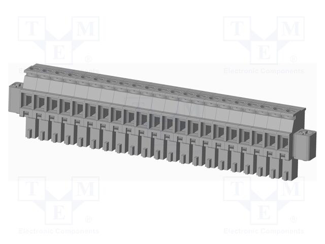 Connector: pluggable terminal block; plug; female; angled 90°