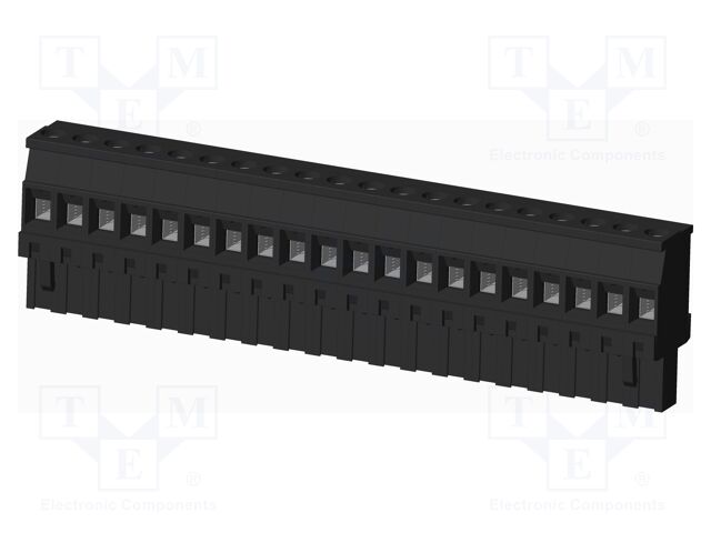 Connector: pluggable terminal block; plug; female; angled 90°