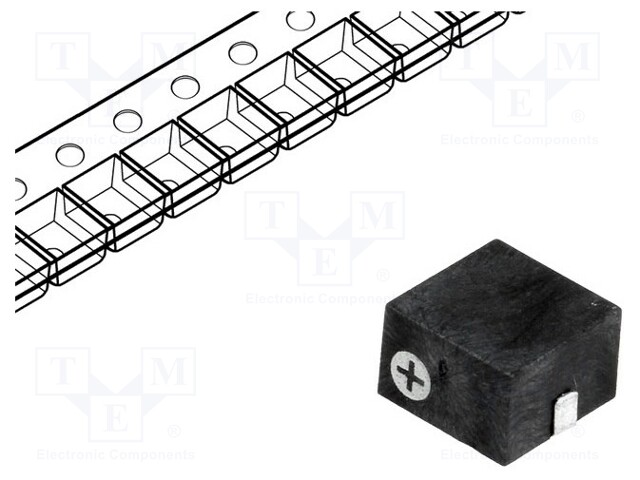 Sound transducer: elektromagnetic alarm; SMD; 2731Hz; 70mA; 30Ω