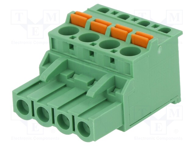 Pluggable terminal block; 5.08mm; ways: 4; angled 90°; plug; 320V
