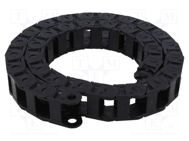 Cable chain; Series: B15i; Bend.rad: 75mm; L: 1006mm