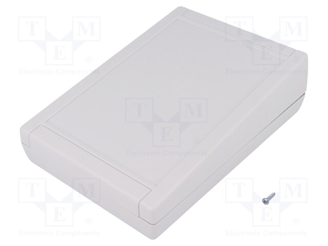 Enclosure: desktop; TEKMAR; X: 133mm; Y: 188mm; Z: 56mm; ABS