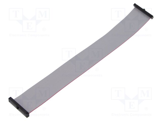 Ribbon cable with IDC connectors; Tape ph: 0.64mm; 203.2mm