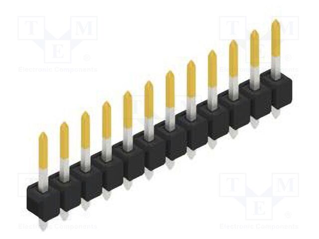 Connector: pin strips; pin header; male; PIN: 12; 2.54mm; THT; 1x12