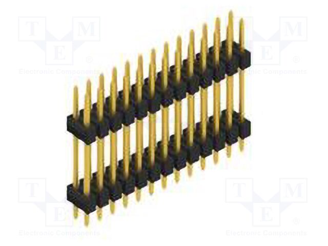 Connector: pin strips; pin header; male; PIN: 26; 2.54mm; THT; 2x13