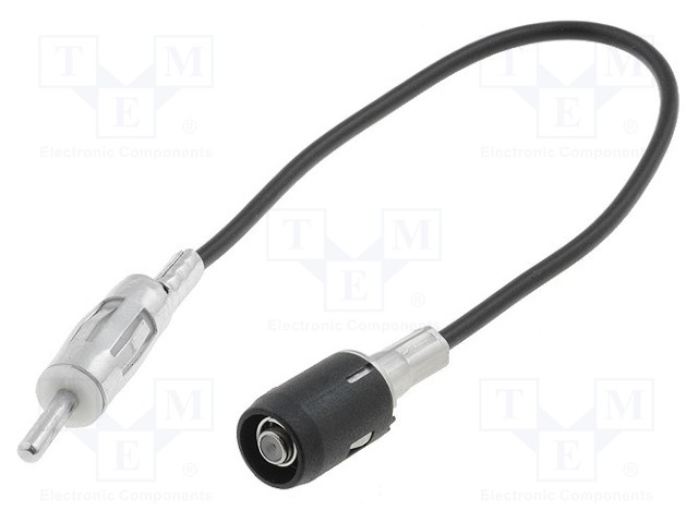 Antenna adapter; DIN plug,SNAP socket; with lead; 0.15m