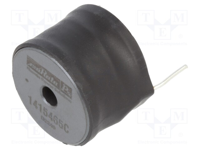 Inductor: wire; THT; 150uH; 6.5A; 42mΩ; ±15%; Ø29.8x21.8mm; vertical