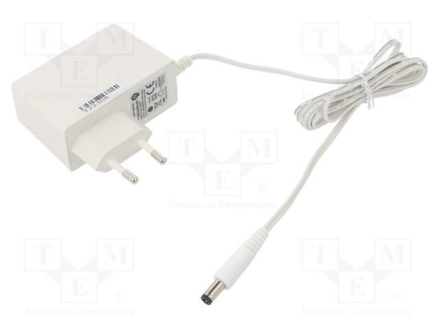 Power supply: switched-mode; plug; 12VDC; 2A; 24W; Plug: EU; 86.2%