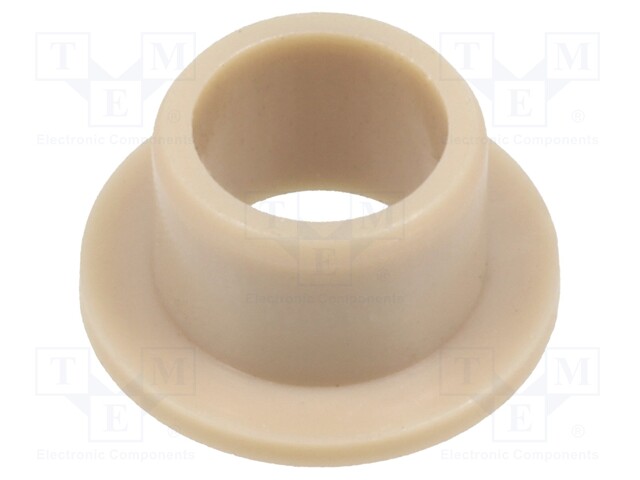 Bearing: sleeve bearing; with flange; Øout: 8mm; Øint: 6mm; L: 6mm