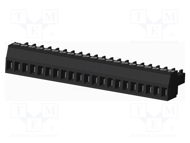 Connector: pluggable terminal block; plug; female; straight; 300V
