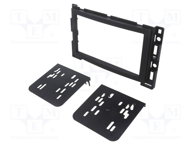 Radio mounting frame; Chevrolet,Opel,Pontiac,Saturn; 2 DIN