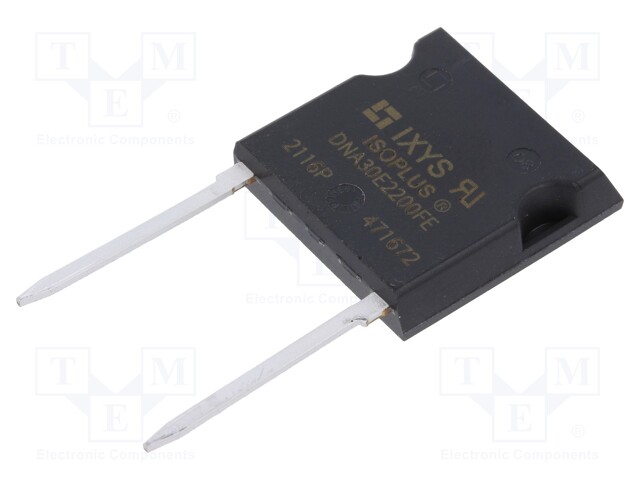 Diode: rectifying; THT; 2.2kV; 30A; Package: tube; i4-pac; Ifsm: 370A