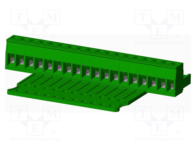 Connector: pluggable terminal block; plug; female; straight; 300V
