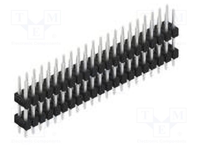 Connector: pin strips; pin header; male; PIN: 42; 2.54mm; THT; 2x21