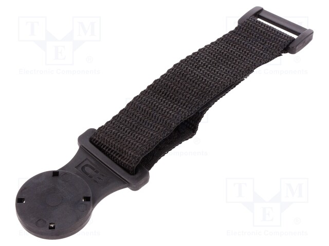 Strap for meters; with magnetic catch
