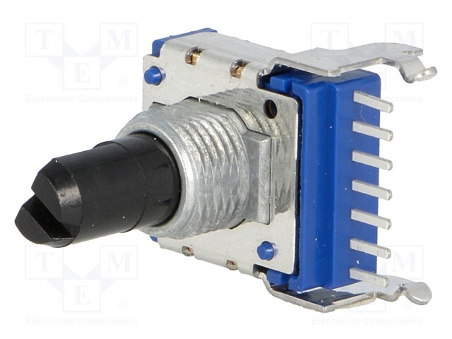 Potentiometer: shaft; single turn; 50kΩ; 50mW; ±20%; 6mm; for PCB