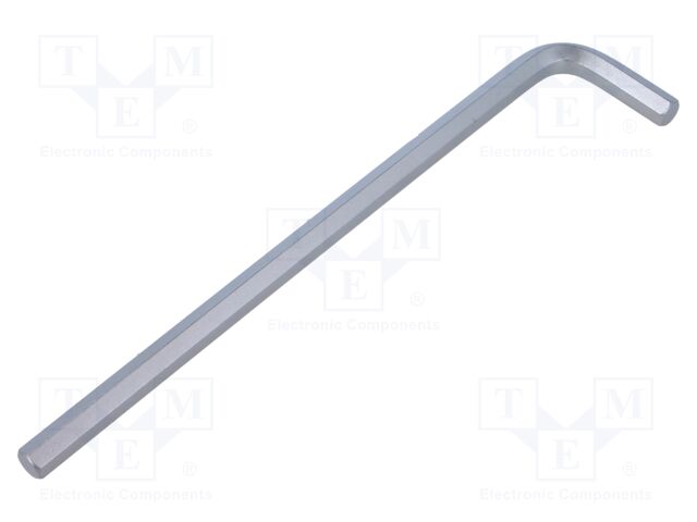 Wrench; hexagon keys; HEX 8mm; tool steel; long; 208mm