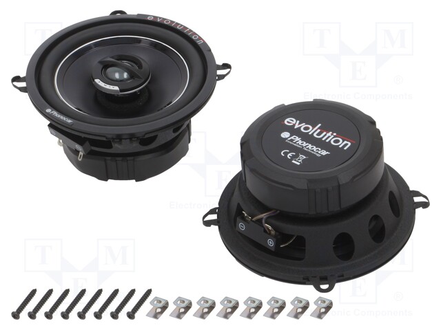 Car loudspeakers; tweeter,woofer; 130mm; 100W; 55Hz÷20kHz; 4Ω