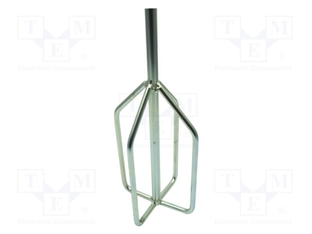 Mixer; 140mm; for plastering mortar; Mounting: M14